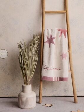 Barefoot Dreams Teaberry Starry Daydreamer Stroller Blanket, NWT